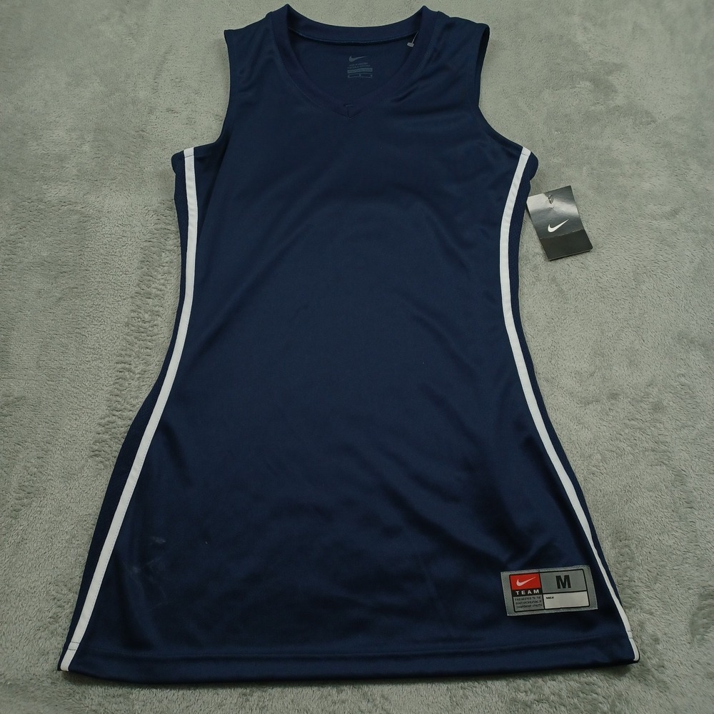 Nike Jersey Womens Medium Blue Basketball Activewear‎ NWT